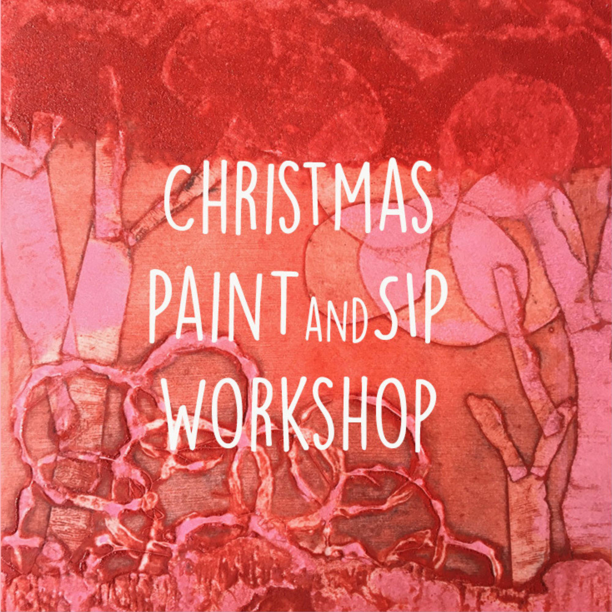 Christmas Paint & Sip workshop