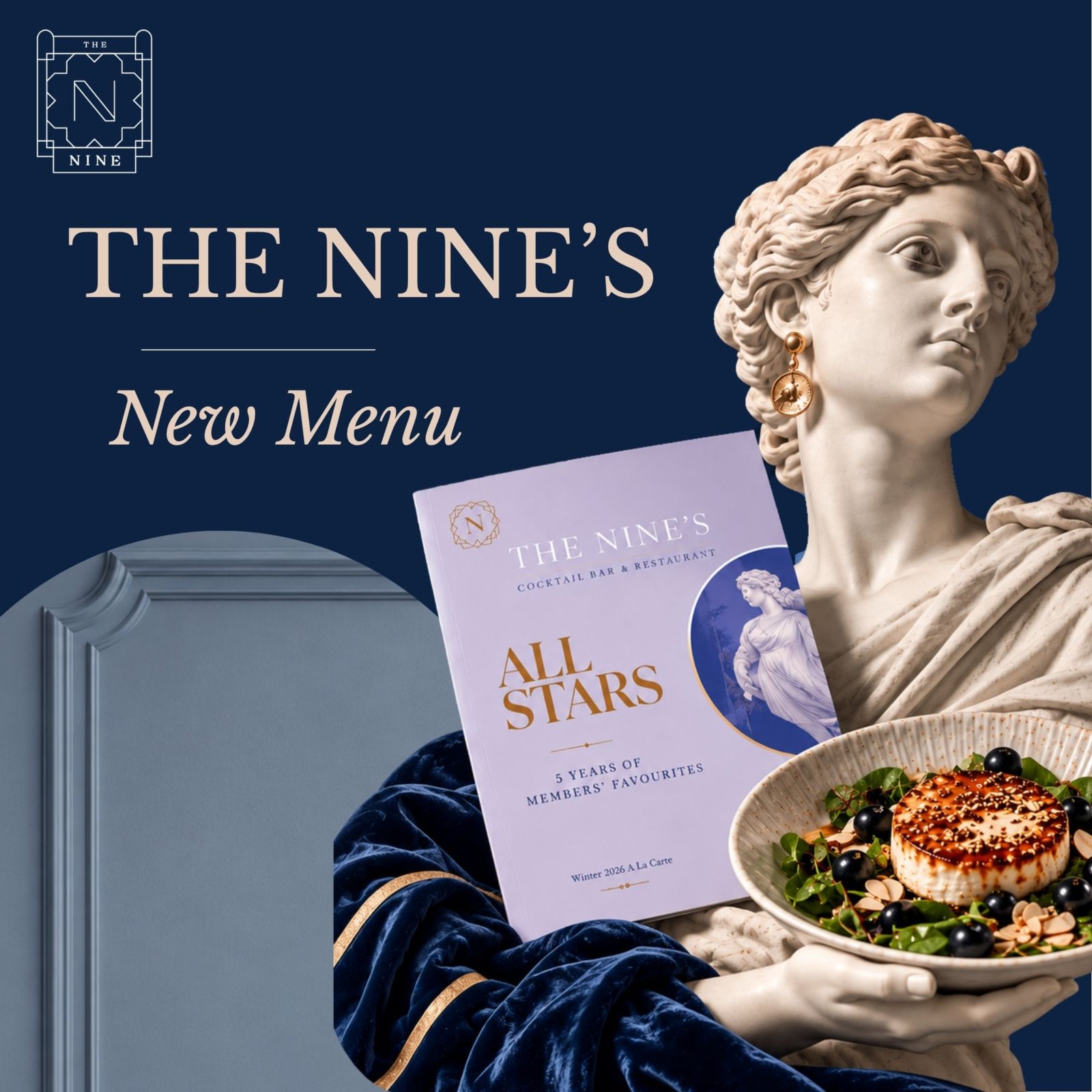 Five Years: The Nine's All Stars Winter Menu